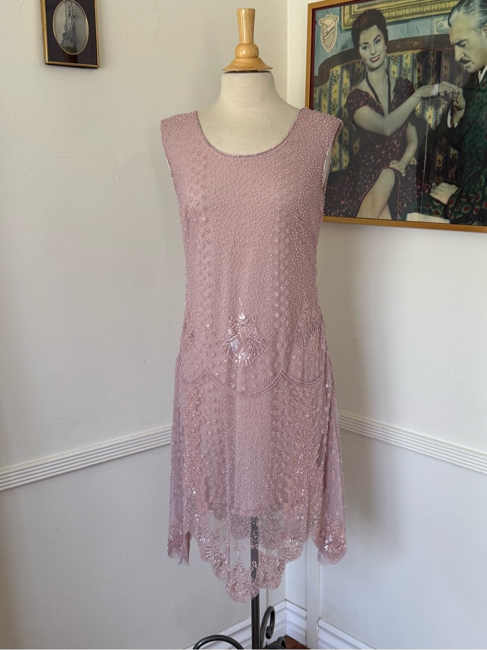 Beaded 20s inspired party dress